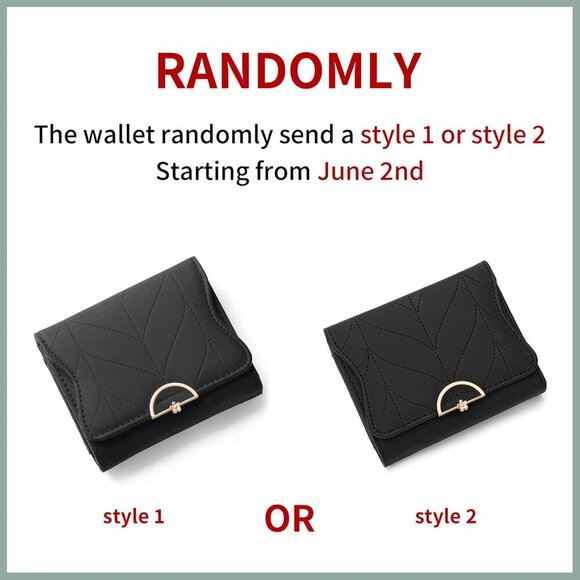 Leather Small Womens Wallet RFID Blocking Bifold Card Holder Coin Pocket - Picture 4 of 7